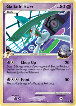 Gallade E4 Rising Rivals card