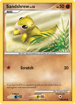 Sandshrew Supreme Victors card