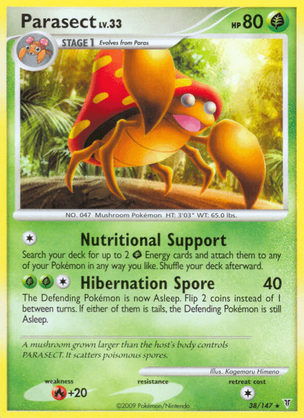 Parasect Supreme Victors card