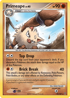 Primeape Supreme Victors card