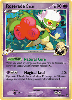 Roserade C Supreme Victors card
