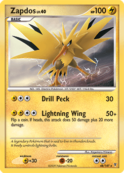 Zapdos Supreme Victors card