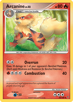 Arcanine Supreme Victors card