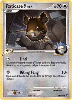 Raticate G Supreme Victors card