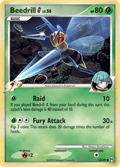 Beedrill G Arceus card