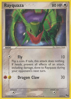 Rayquaza POP Series 1 card