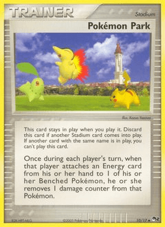 Pokémon Park POP Series 2 card