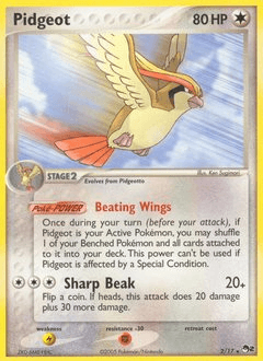 Pidgeot POP Series 2 card