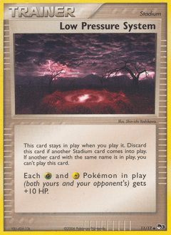 Low Pressure System POP Series 3 card