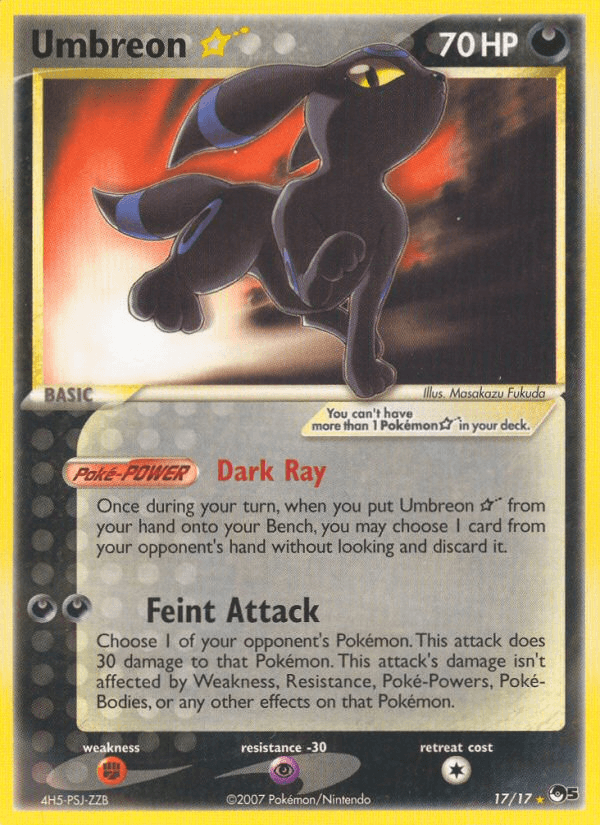 Umbreon ★ POP Series 5 card