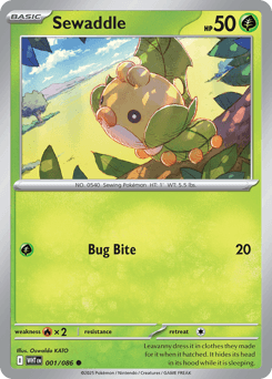 Sewaddle White Flare card