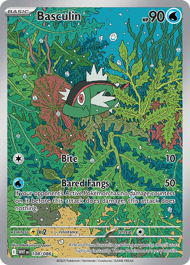 Basculin White Flare card
