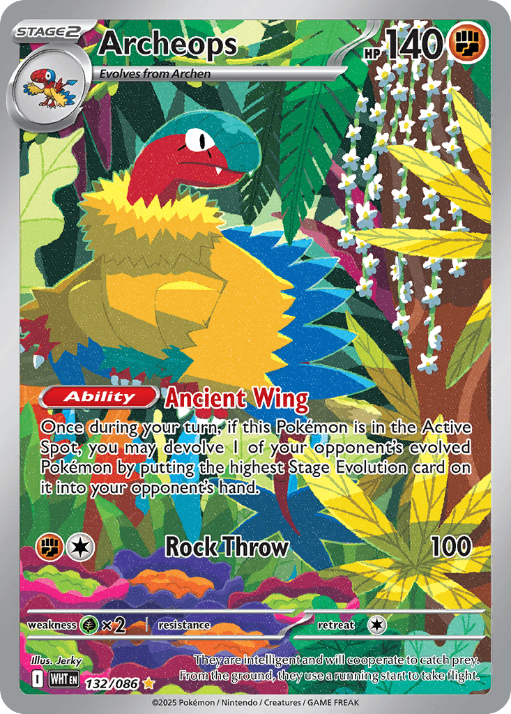 Archeops White Flare card