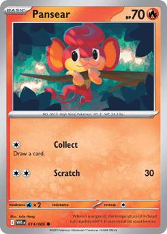 Pansear White Flare card