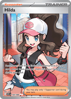 Hilda White Flare card