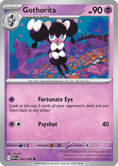 Gothorita White Flare card