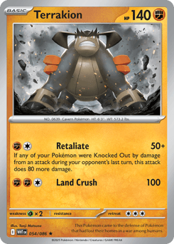 Terrakion White Flare card
