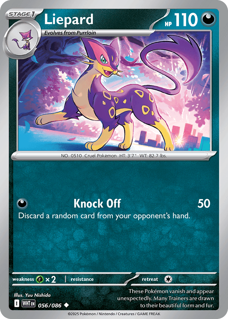Liepard White Flare card