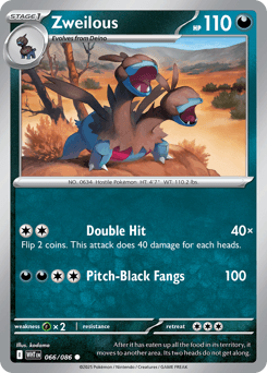 Zweilous White Flare card
