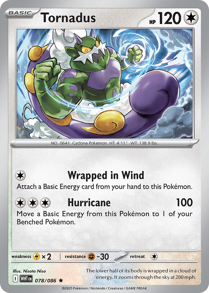 Tornadus White Flare card