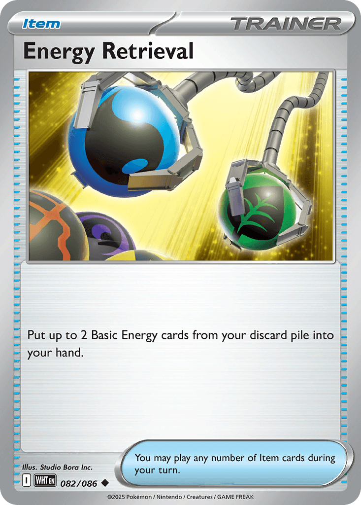 Energy Retrieval White Flare card