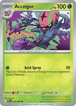 Accelgor White Flare card