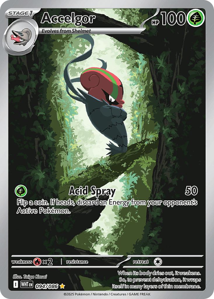 Accelgor White Flare card