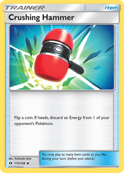 Crushing Hammer Sun & Moon card