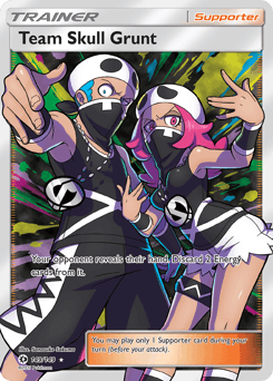 Team Skull Grunt Sun & Moon card