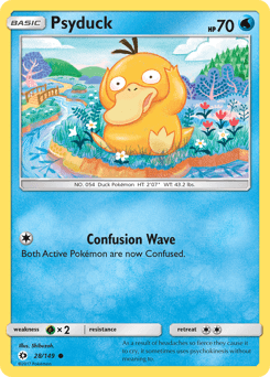 Psyduck Sun & Moon card