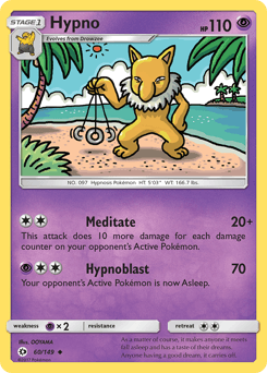 Hypno Sun & Moon card