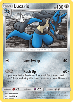 Lucario Unbroken Bonds card