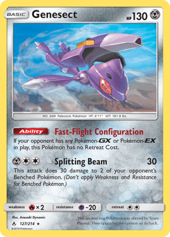 Genesect Unbroken Bonds card