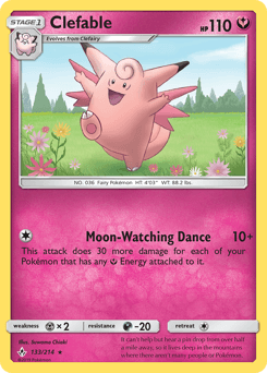 Clefable Unbroken Bonds card