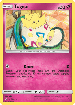 Togepi Unbroken Bonds card
