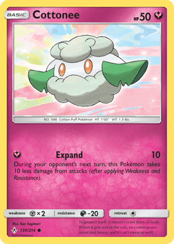 Cottonee Unbroken Bonds card