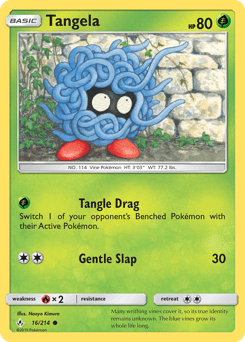 Tangela Unbroken Bonds card
