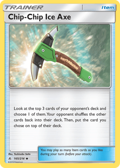 Chip-Chip Ice Axe Unbroken Bonds card