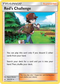Red's Challenge Unbroken Bonds card