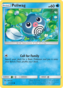 Poliwag Unbroken Bonds card