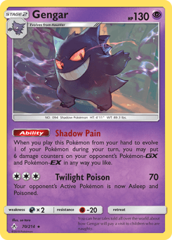 Gengar Unbroken Bonds card
