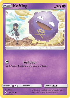 Koffing Unbroken Bonds card