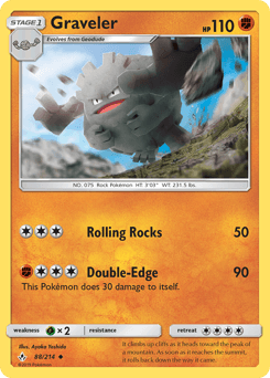 Graveler Unbroken Bonds card