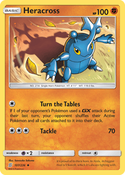 Heracross Unified Minds card