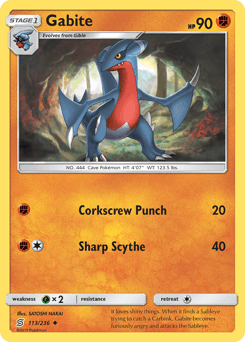 Gabite Unified Minds card