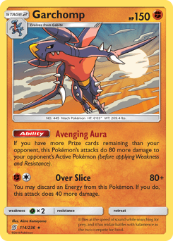 Garchomp Unified Minds card
