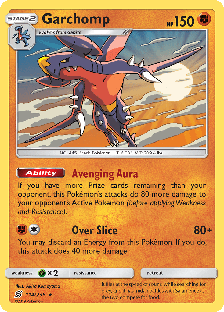 Garchomp Unified Minds card