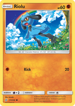 Riolu Unified Minds card