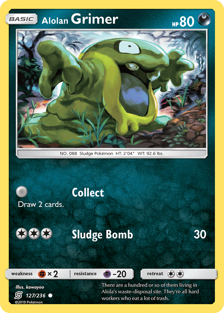 Alolan Grimer Unified Minds card