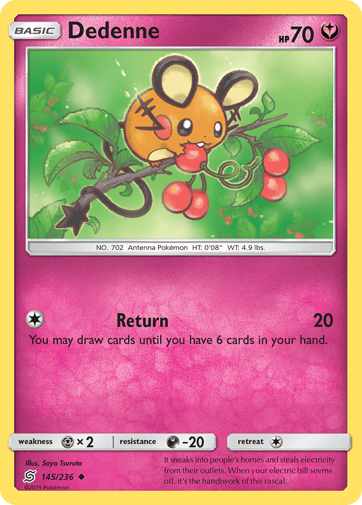 Dedenne Unified Minds card